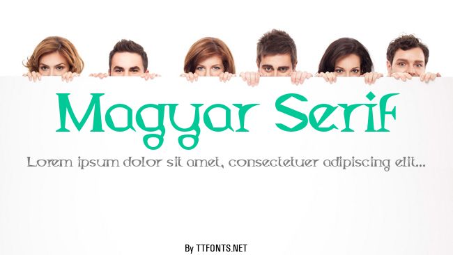 Magyar Serif example